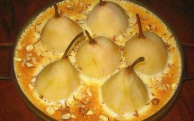 დესერტი მსხალით 